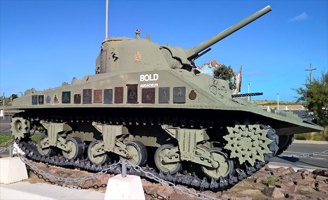 Surviving M4A4(75) Sherman DD Tank used in Normandy during D-Day