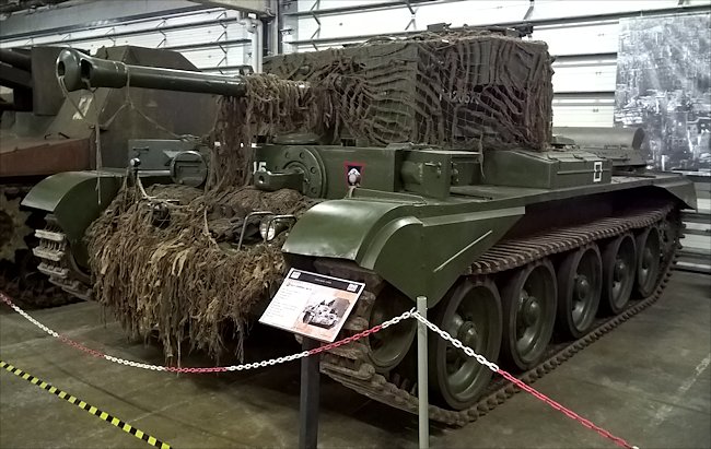 British A27M Cromwell Tank MkVII did see action in the WW2 Battle of the Bulge