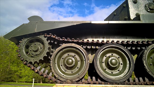 Surviving Cromwell Tank in Norfolk