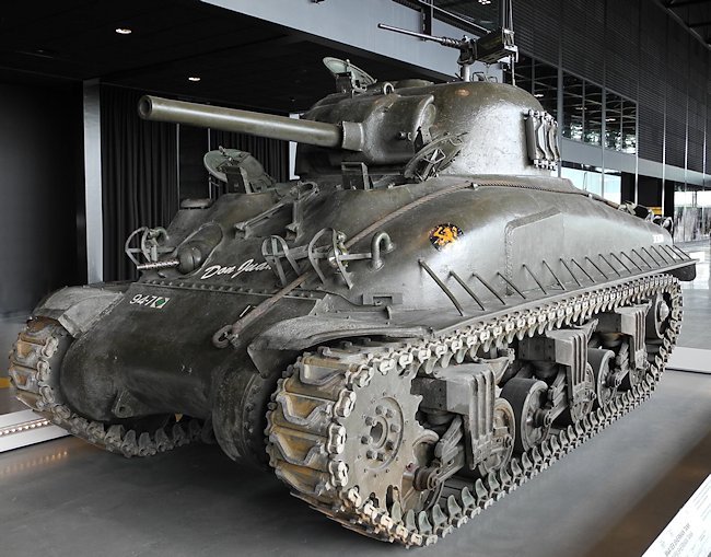 Surviving Sherman M4A1 British Medium Tank