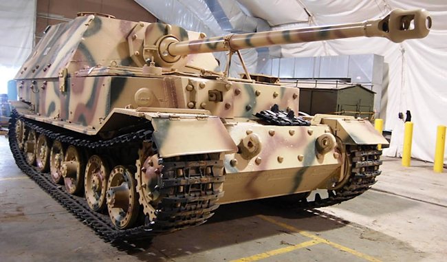 Surviving German Jagdpanzer Elefant Tank Destroyer