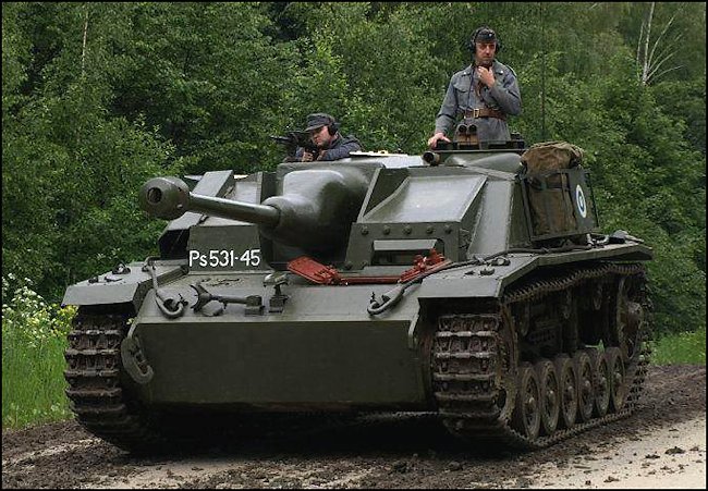 Surviving German StuG III Sturmgeschutz Ausf. G at the Parola Tank Museum, Finland 