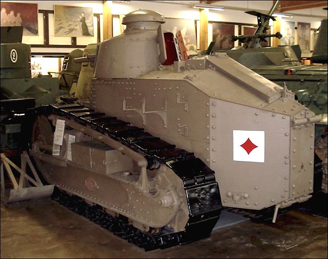 Restored Finnish Army Renault FT Tank