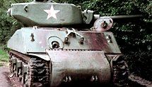 Surviving M4A3E2(75) Sherman tank,Hermeton-sur-Meuse, Belgium
