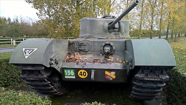 Surviving Churchill Mk VII Tank