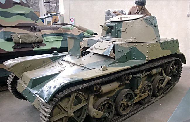 Surviving French AMR 33 WW2 Light Tank