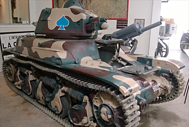 Surviving French Renault R35 WW2 Light Infantry Tank