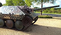 Surviving 38(t) Hetzer Tank Destoyer in Ardennes 44 War Museum in Bras