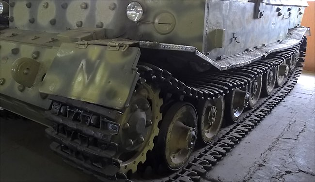 Surviving German Ferdinand Tank Destroyer Porsche designed tank chassis
