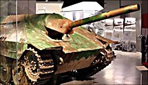 Surviving 38(t) Hetzer Tank Destoyer in Bastogne Historical Center War Museum in Belgium