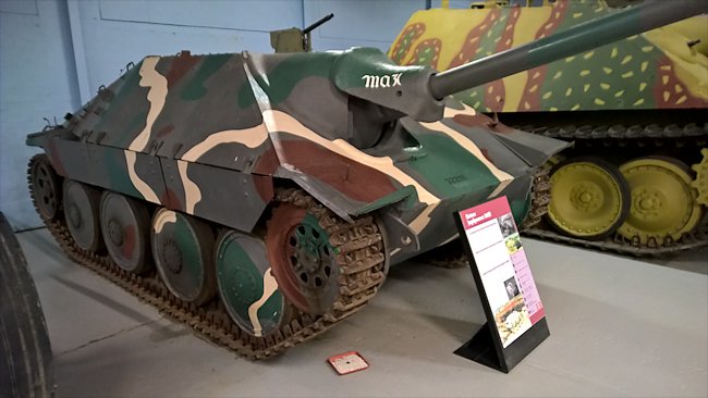 Restored German Hetzer Jagdpanzer 38t Tank Destroyer