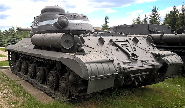 preserved IS-2 Joseph Stalin WW2 Heavy Tank in Kubinka Tank Museum Russia