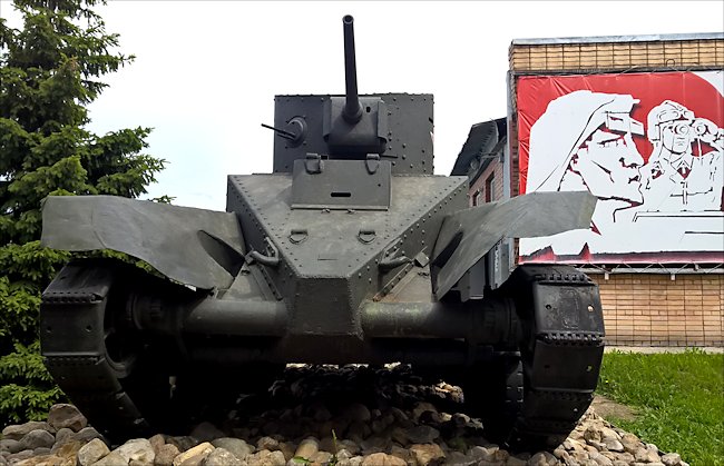 Restored Soviet WW2 BT-5 fast Tank