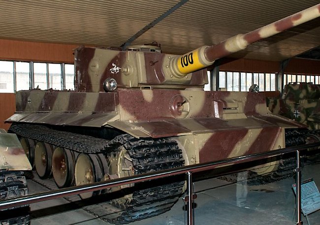 Preserved German Tiger I Ausf. E Heavy Tank panzerkampfwagen VI