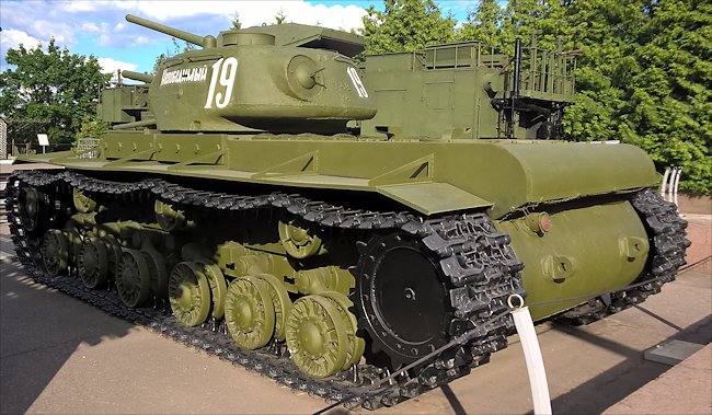 Preserved Russian Soviet WW2 KV-1 Heavy Tank