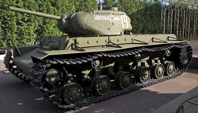 Preserved Russian Soviet WW2 KV-1S Tank