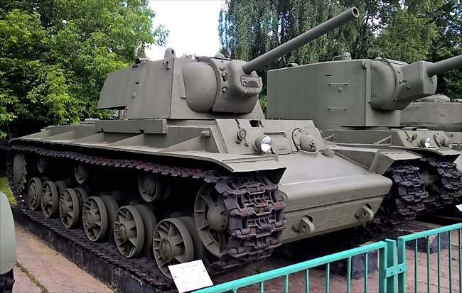 Surviving Red Army WW2 KV1 Heavy Tank