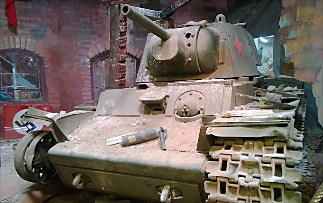 Surviving Russian Soviet WW2 KV1 Heavy Tank