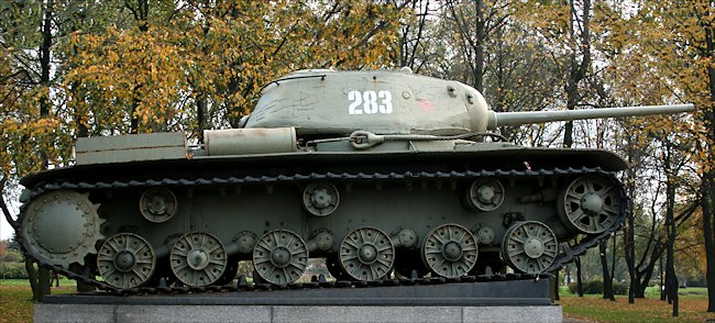 Preserved KV-85 Tank