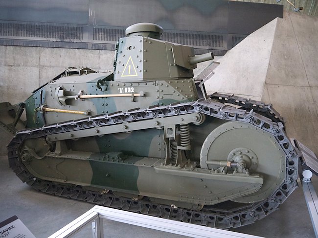Surviving M1917 6-ton light tank Canadian War Museum, Ottawa, Canada