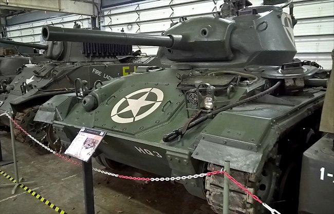 M24 Chaffee Light Tanks saw action in the WW2 Battle of the Bulge