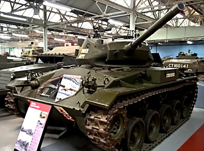 Restored M24 Chaffee Light Tank