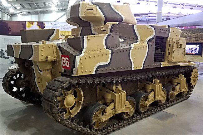 Surviving British M3 Grant Medium Tank