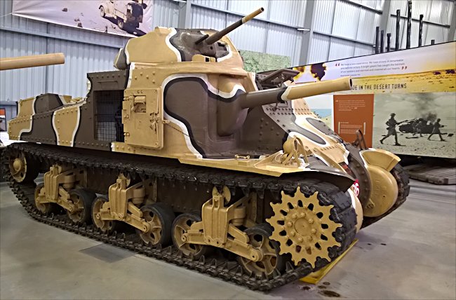 Surviving British M3 Grant Medium Tank