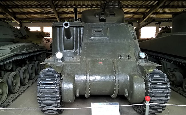 Preserved Lend-Lease M3 Lee Tank in the Kubinka Tank Museum Russia