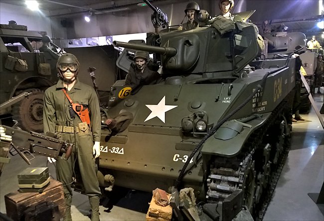 Surviving M5A1 Stuart Light Tank used during D-Day