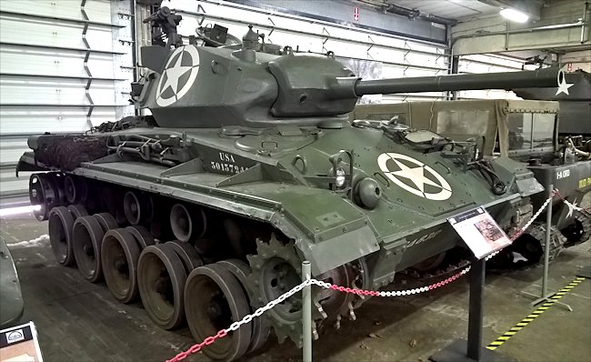 M24 Chaffee Light Tanks saw action in the WW2 Battle of the Bulge