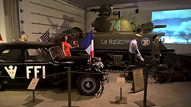 Surviving M4 105mm Sherman Tank used in Normandy during D-Day