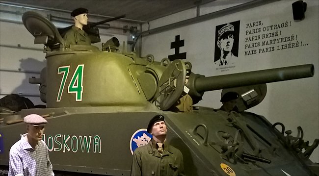 Preserved M4 Sherman Tank used in Normandy during D-Day