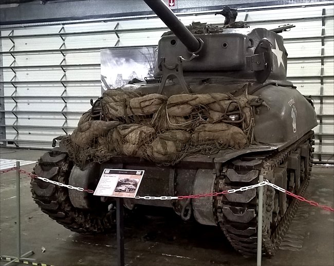 M4A1(76)W Sherman Tanks saw action in the WW2 Battle of the Bulge