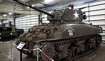 Surviving Battle of the Bulge 1944 M4A1(76)W Sherman Tank, Bastogne Barracks, Belgium