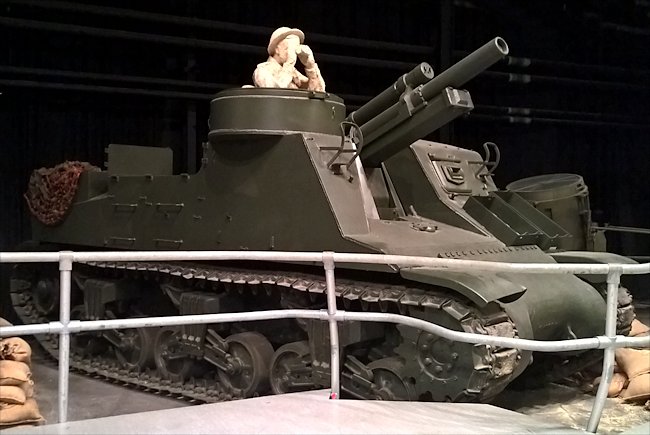 Surviving M7 Priest Self Propelled Artillery Gun