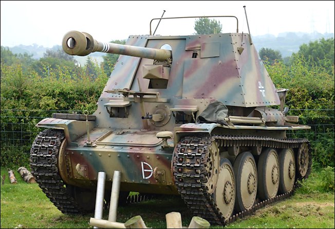 WWII German Tank Destroyer WWII SD.KFZ.138 Marder III AUSF.H Model Vehicle MINT 