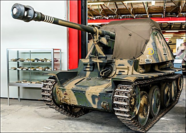 Preserved German Jagdpanzer Marder III Ausf. H 75mm Tank Destroyer