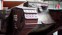Surviving WW1 British Mark II Female Tank