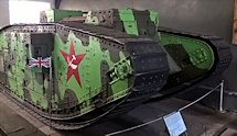 Surviving WW1 British Mark V soviet composite Tank