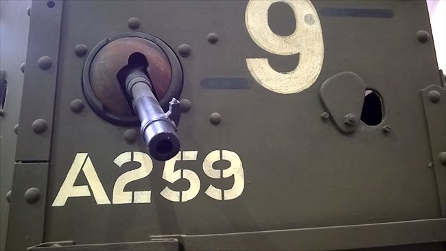 Surviving British Mark A Whippet tank