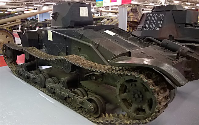 Surviving Mark I British Infantry A11 tank, the Matilda I