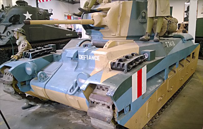 Surviving Matilda II British Infantry Tank A12 Defiance