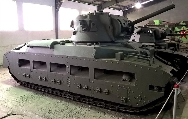 Restored Matilda IV CS Close Support Tank in Kubinka Tank Museum Russia