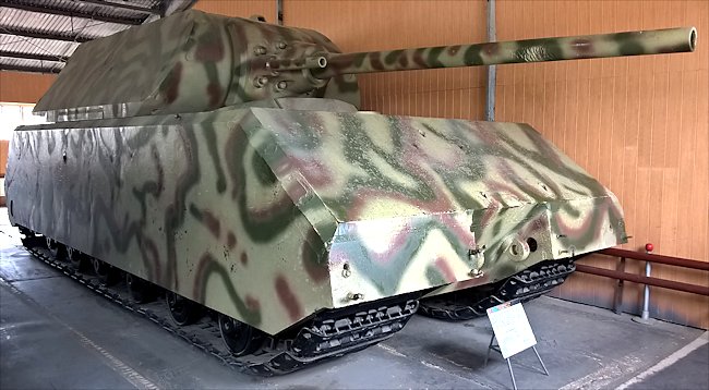 Surviving German Maus Super Heavy WW2 Tank Panzerkampfwagn VIII 