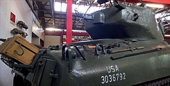 Surviving Sherman M4A1 cast hull 76mm gun Tank 