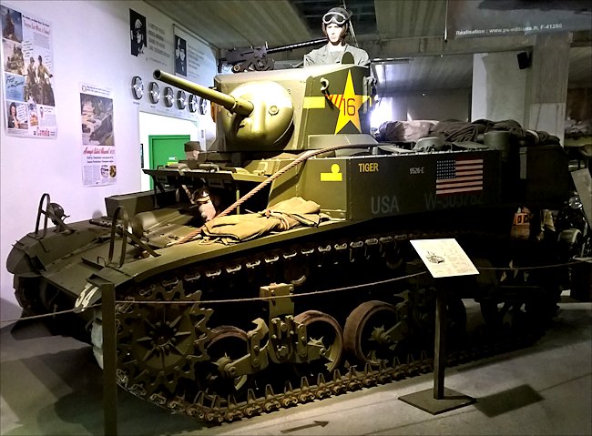 Surviving M3A1 Stuart Light Tank used in Normandy