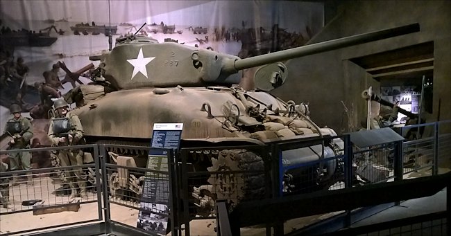 Preserved Sherman M4A1 76mm Tank