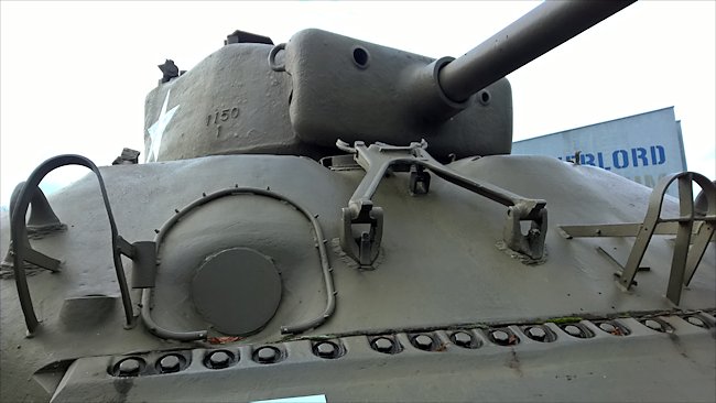 M4A1 76mm Sherman tank near Omaha Beach