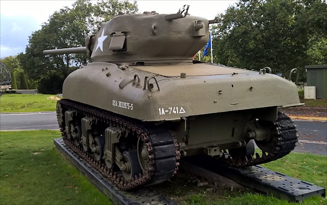 Preserved M4A1 76mm Sherman tank